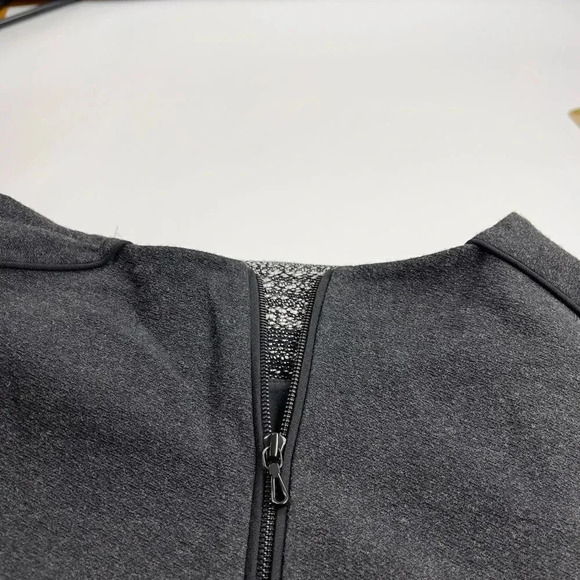 Vince Tweed Black White Gray Shift Dress - Picture 6 of 11